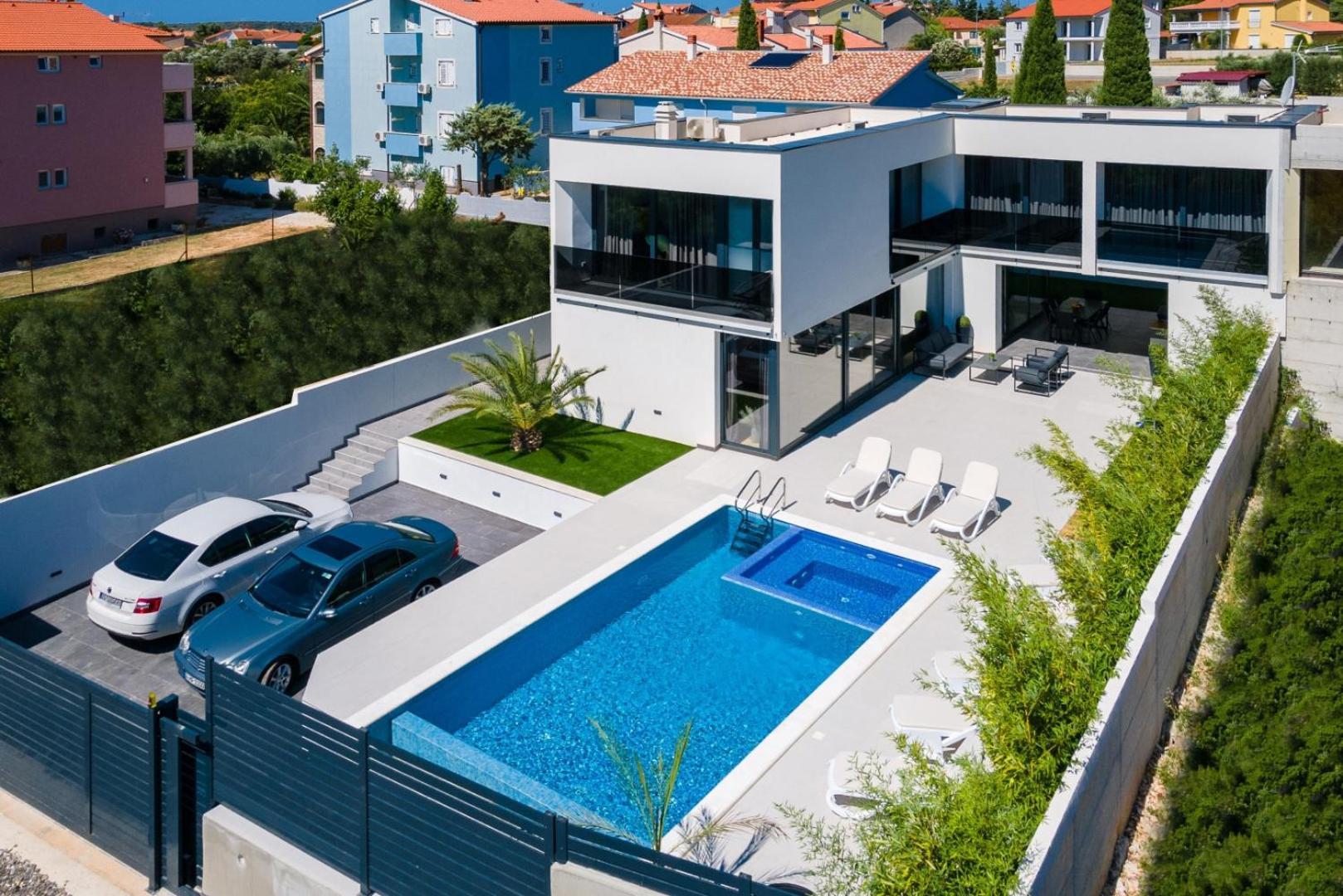 Villa Miaa Newly Built Modern Villa In Medulin For 9 People With Heated Swimming Pool & Jacuzzi Exterior foto